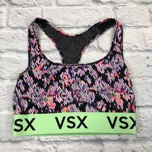💰Bundle 3/$30 VSX Victoria Secret Sport Bra Size XS Purple Green Racerback